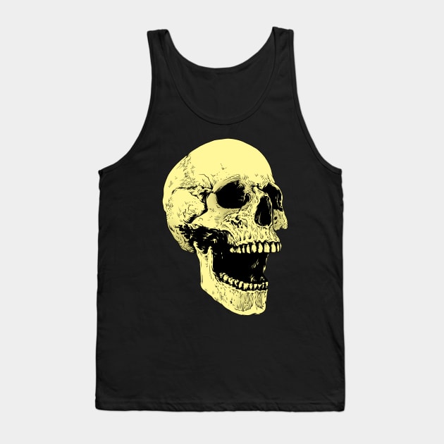 Skull Tank Top by IcarusPoe